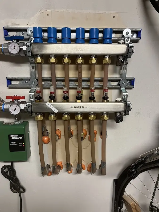 Plumber performing Leak Detection at a residential property in Palatine